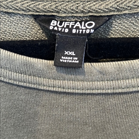 Buffalo David Bitton Olive Long Sleeve Top - Picture 2 of 3